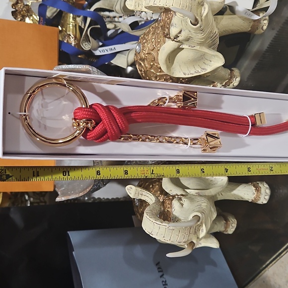 Michael Kors Red and Gold Keychain - Picture 7 of 8